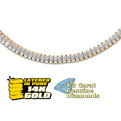 1/2 Carat Diamond Tennis Bracelet&nbsp;&nbsp;Model#&nbsp;21054