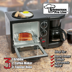 3-in-1 Breakfast Machine Model# WK-1107