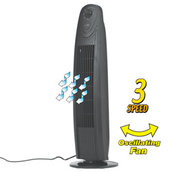 29 inch Oscillating Tower Fan Model# FTQ29-M