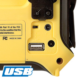 Voyager Yellow Emergency Radio&nbsp;&nbsp;Model#&nbsp;KA500-YELLOW