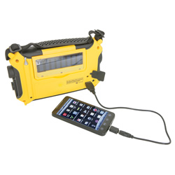 Voyager Yellow Emergency Radio&nbsp;&nbsp;Model#&nbsp;KA500-YELLOW