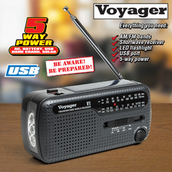 Voyager Emergency Radio Model# KA505-GRAY