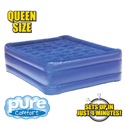 Queen Raised Air Bed with Coil Beam&nbsp;&nbsp;Model#&nbsp;8501AB