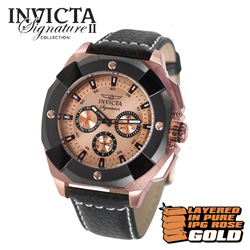 Invicta Rose Gold Watch Model# 7291