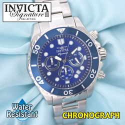 Invicta Blue Dial Chronograph Watch&nbsp;&nbsp;Model#&nbsp;7367