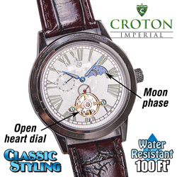 Croton Sun/Moon Auto Watch&nbsp;&nbsp;Model#&nbsp;CI331070BGSL