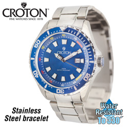 Croton Divers Sports Watch&nbsp;&nbsp;Model#&nbsp;CA301245BUBL