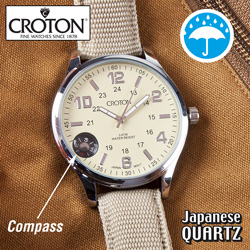 Croton Field Compass Watch&nbsp;&nbsp;Model#&nbsp;CX328029TNIV