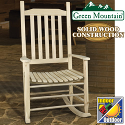 Unfinished Wood Rocking Chair Model# JR0801-3-N
