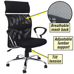 Regency High Back Mesh Chair Model# 5600