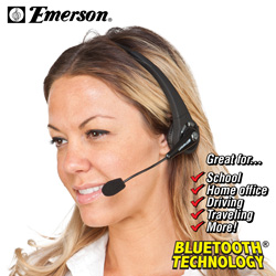 Emerson Over-head Bluetooth Headset&nbsp;&nbsp;Model#&nbsp;EM237C