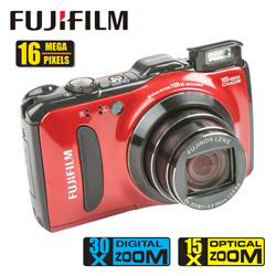 Fuji 16MP Digital Camera Model# F600EXR-RED