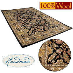 Persian Tufted Wool Rug Model# SL-517-BLACK