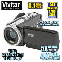 Vivitar HD Camcorder&nbsp;&nbsp;Model#&nbsp;DVR949-BLK/KIT-AMX