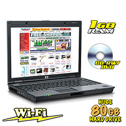 HP Duo Core Laptop&nbsp;&nbsp;Model#&nbsp;HP4.0/80GB/CDRW