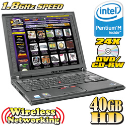 1.8 Ghz IBM Pentium M&nbsp;&nbsp;Model#&nbsp;IBM/PENTIUM M/1.8
