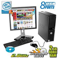 Dell Desktop with 19 inch Monitor Model# GX520 W/19