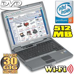 Dell Notebook Computer With DVD And Windows XP