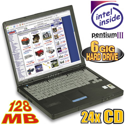 Compaq Pentium III 500MHz Notebook Computer&nbsp;&nbsp;Model#&nbsp;H500LPR