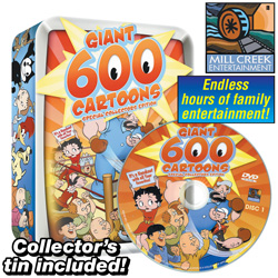 Giant 600 Cartoon Pack In Collectors Tin Model# MV50649