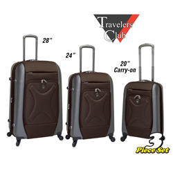 3-Piece Hybrid Luggage Set Model# PR-11903-EX-201