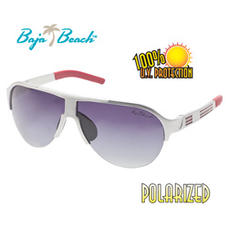 Baja Beach® Silver/Red Sunglasses&nbsp;&nbsp;Model#&nbsp;BFS479