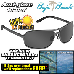 Baja Beach Aluminum Sunglasses Model# XD109