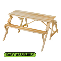 Convertible Picnic Table/Bench&nbsp;&nbsp;Model#&nbsp;TG02763C