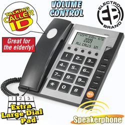 Electro Brands Corded Caller ID Phone&nbsp;&nbsp;Model#&nbsp;8065MO