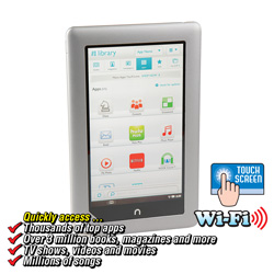 16GB Nook Tablet&nbsp;&nbsp;Model#&nbsp;BNTV250