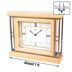 Bulova Legend Mantel Clock Model# B1668
