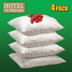 Pack of 4 Down Pillows&nbsp;&nbsp;Model#&nbsp;95/5 WDF/WDD-STAND