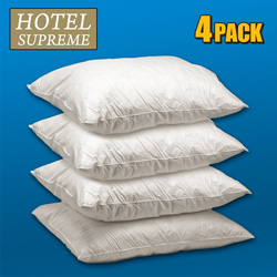 Pack of 4 Down Pillows Model# 95/5 WDF/WDD-QUEEN