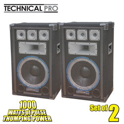 Technical Pro Professional Carpet Speakers Model# VRTX12