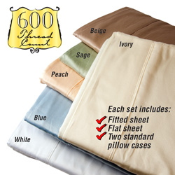 Luxurious 600 Thread Count Plush Sheet Set