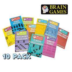 10-Pack Brain Games&nbsp;&nbsp;Model#&nbsp;3310800