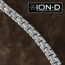 Ion D Titianium Bracelet - Silver&nbsp;&nbsp;Model#&nbsp;T90-1