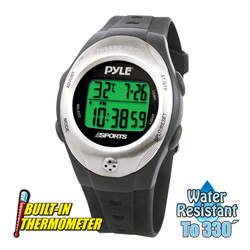 Pyle Thermometer Watch Model# PSWTHM15BK
