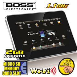 Boss 7 Inch Tablet PC&nbsp;&nbsp;Model#&nbsp;2200Q