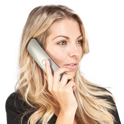 Cordless Bluetooth Handset Speaker&nbsp;&nbsp;Model#&nbsp;HY-100-SLV