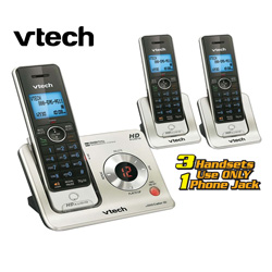 3-Handset DECT 6.0 System Model# LS6425-3
