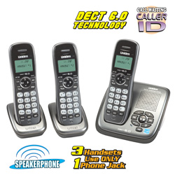 Uniden DECT 6.0 3-Handset System&nbsp;&nbsp;Model#&nbsp;DECT1480-3
