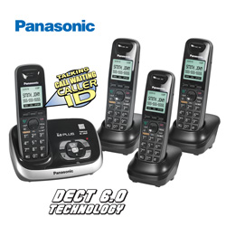 Panasonic 4-Handset Phone System Model# KX-TG6524
