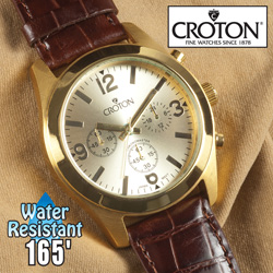Croton Chronograph Watch&nbsp;&nbsp;Model#&nbsp;CC311306BRCH