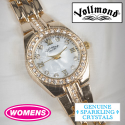 Womens Gold-Tone Vollmond Watch Model# WLV60000YL