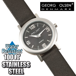 Womens Georg Olsen Black Watch Model# L1103B