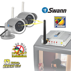 Swann 2-Pack Indoor/Outdoor Cameras Model# SW233-W02
