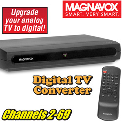 magnavox digital to analog tv converter box