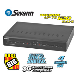 Swann 500GB 4-Channel DVR Model# SWDVRA-42250H