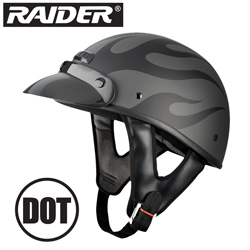 Raider Flame Shorty Helmet Model# 26-721-SMALL